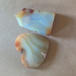 Carnelian Heart/Tower Duo 🧡